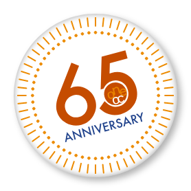 65th Anniversary Badge PNG Clear